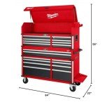Milwaukee 56" 18-Drawer Tool Chest & Cabinet Combo