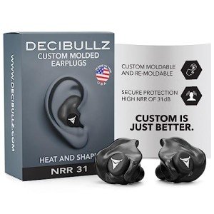 Decibullz Moldable Earplugs | 31 NRR Protection