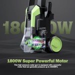 2600PSI Electric Pressure Washer with 4 Nozzles