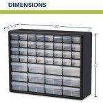 Akro-Mils Storage Cabinet with 44 Drawers