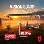 NoCry Over-Spec Safety Glasses with Anti-Scratch Lenses