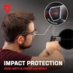 NoCry Over-Spec Safety Glasses with Anti-Scratch Lenses