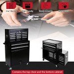 8-Drawer Rolling Tool Chest with Organizer & Lockable Drawers