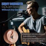 High-Fidelity Silicone Earplugs for Concerts