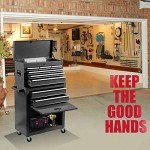 8-Drawer Rolling Tool Chest with Organizer & Lockable Drawers