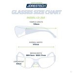 JORESTECH Smoke Safety Glasses - 12 Pack