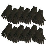Midwest Jersey Work Gloves - Large, 12 Pack