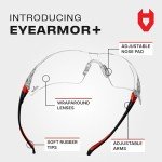 NoCry Adjustable Safety Glasses with Anti-Fog Lenses