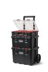 Keter Stack-n-Roll Tool Organizer System, 3 Pieces
