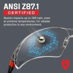 NoCry Adjustable Safety Glasses with Anti-Fog Lenses