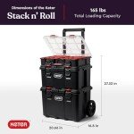 Keter Stack-n-Roll Tool Organizer System, 3 Pieces