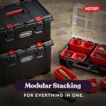 Keter Stack-n-Roll Tool Organizer System, 3 Pieces