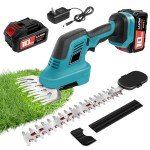 Sinbyuer 2-in-1 Cordless Hedge Trimmer & Grass Shear