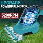 Sinbyuer 2-in-1 Cordless Hedge Trimmer & Grass Shear