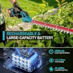 Sinbyuer 2-in-1 Cordless Hedge Trimmer & Grass Shear