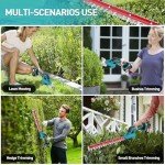 Sinbyuer 2-in-1 Cordless Hedge Trimmer & Grass Shear
