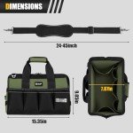 15-Inch Heavy Duty Tool Bag with 16 Pockets