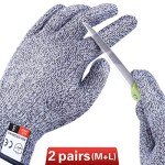 Thomen Level 5 Cut Resistant Gloves - 4 Pack