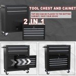 Clickoods 8-Drawer Rolling Tool Chest and Organizer