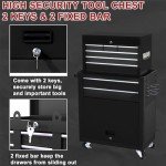 Clickoods 8-Drawer Rolling Tool Chest and Organizer