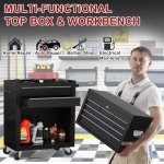 Clickoods 8-Drawer Rolling Tool Chest and Organizer