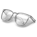 TOREGE Stylish Safety Glasses with Scratch-Resistant Lenses