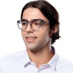 TOREGE Stylish Safety Glasses with Scratch-Resistant Lenses