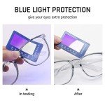 TOREGE Stylish Safety Glasses with Scratch-Resistant Lenses