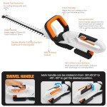 LIGO 20V Cordless Hedge Trimmer with Battery
