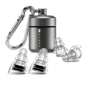 Mumba Professional Earplugs - Reusable, Portable Case