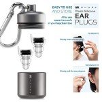 Mumba Professional Earplugs - Reusable, Portable Case