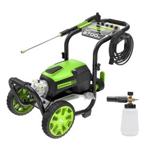 Greenworks 2700 PSI Pressure Washer with Foam Cannon