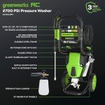 Greenworks 2700 PSI Pressure Washer with Foam Cannon