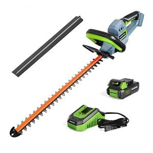 WORKPRO 20V Cordless Hedge Trimmer with Quick Charger