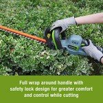 WORKPRO 20V Cordless Hedge Trimmer with Quick Charger