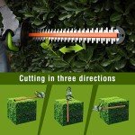 WORKPRO 20V Cordless Hedge Trimmer with Quick Charger