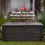Keter 150 Gallon Resin Outdoor Storage Bench