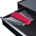 Premium 15-Piece Chrome Wrench Set with Rack
