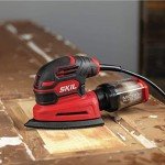 SKIL Corded Detail Sander with Sanding Paper & Dust Box
