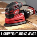 SKIL Corded Detail Sander with Sanding Paper & Dust Box