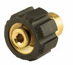 Erie Tools Brass Twist Coupler Adapter 1/4” FNPT