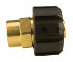 Erie Tools Brass Twist Coupler Adapter 1/4” FNPT