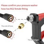 High-Pressure Foam Cannon with Quick Connector