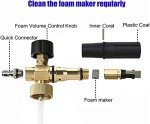 High-Pressure Foam Cannon with Quick Connector