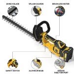 Cordless 20'' Hedge Trimmer with Battery & Charger