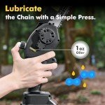 Seesii 8-Inch Cordless Mini Chainsaw with Batteries