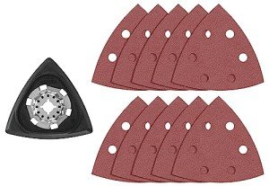 BOSCH 11-Piece Oscillating Tool Sanding Pad Kit