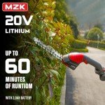 MZK 2-in-1 20V Pole Hedge Trimmer & Shear