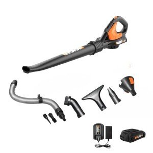 WORX 20V Cordless Leaf Blower with Attachments