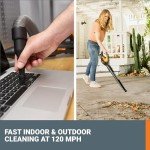 WORX 20V Cordless Leaf Blower with Attachments